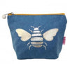 Cosmetic Purse - Blue with Bee - Love Roobarb