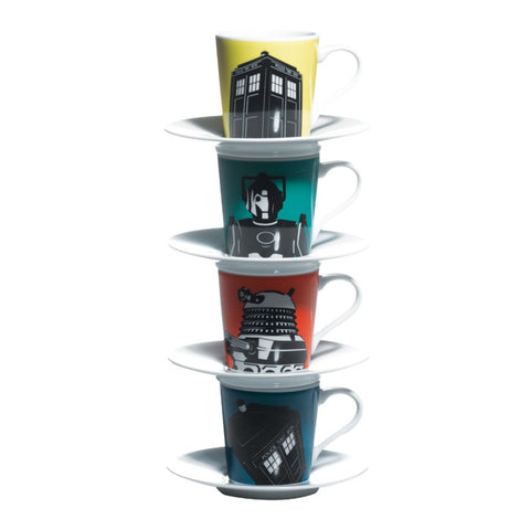 Dr Who Espresso Cup Set