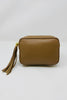Leather Camera Bag - Taupe - Love Roobarb