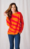 Savannah Cashmere Heavy Knit Orange/Red